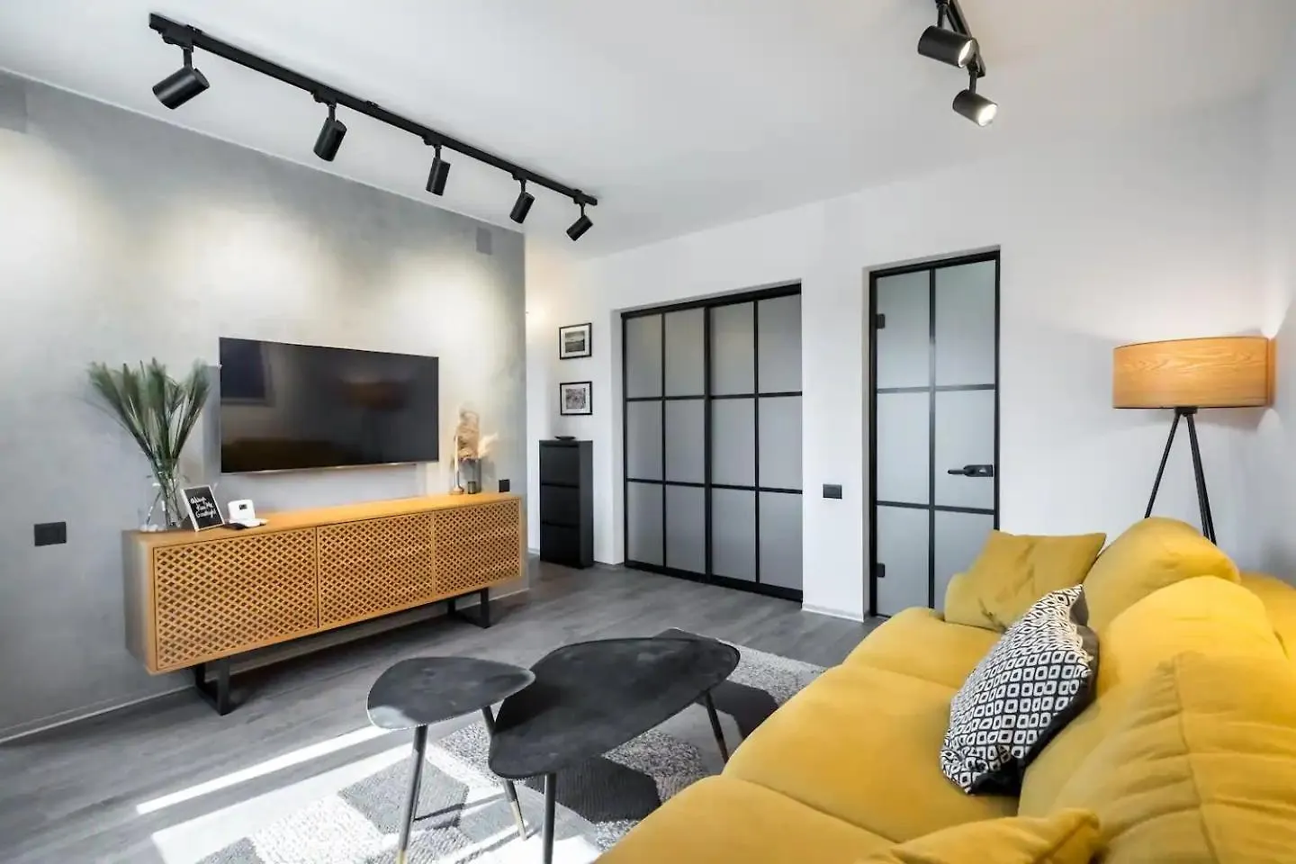 Modern Industrial Retreat Apartment Bucharest