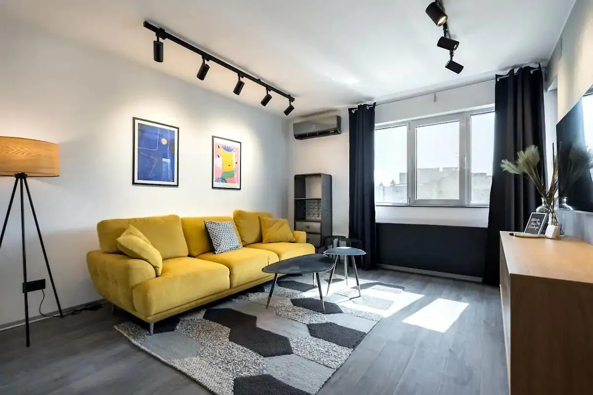 Modern Industrial Retreat Apartment Bucharest